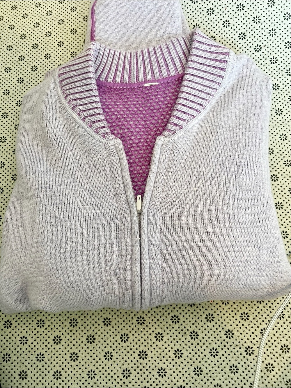 Lululemon Reversible Double knit Sweater Sz 8 - Picture 6 of 8